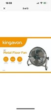 Chrome floor fan for sale  LONDON