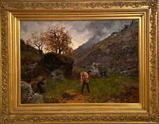 Quadro olio tavola usato  Lari