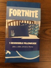 Usado, Fronha reversível Fortnite. Novo, casa sem fumaça, frete grátis. comprar usado  Enviando para Brazil
