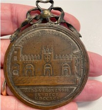 Verona medaglia bronzo usato  Italia
