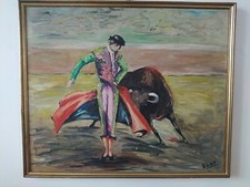 Toile toreador corrida d'occasion  Paris X