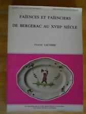 Faiences faienciers bergerac d'occasion  Pomarez