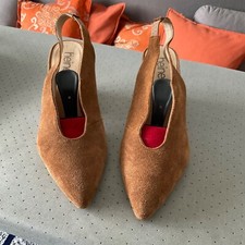 Cognacfarbene slingpumps wildl gebraucht kaufen  Lüdenscheid