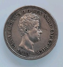Moneta regno sardegna usato  Bra