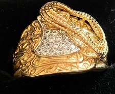 Yellow gold saddle for sale  NEWPORT