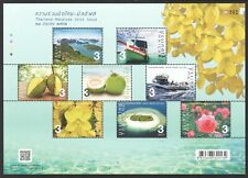 TAILÂNDIA 2019 MALDIVAS EDIÇÃO CONJUNTA FLOR, FRUTAS, NAVIO, FOLHA DE LEMBRANÇA DE CENÁRIO comprar usado  Enviando para Brazil