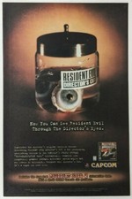 Resident Evil Director's Cut Impressão Publicitária Jogo Cartaz Arte PROMO Original PS1 2 RE comprar usado  Enviando para Brazil