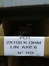 100 ohm potentiomètre d'occasion 100 ohm potentiomètre d'occasion  Franconville