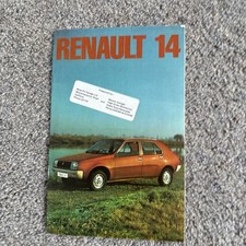 Renault brochure 1976 for sale  STOKE-ON-TRENT