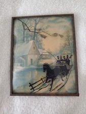 Vtg reverse painted for sale  Garden Grove