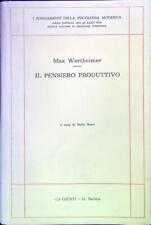 Pensiero produttivo wertheimer usato  Italia