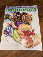 Wwf wrestling program for sale  Mebane