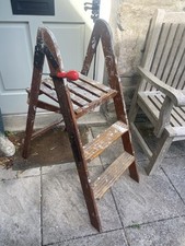 Vintage wooden step for sale  CARNFORTH