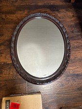 Oval mirror carved for sale  Trenton