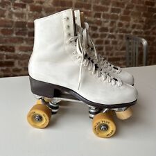 Vtg white leather for sale  Brooklyn