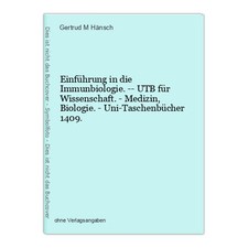Einführung immunbiologie utb gebraucht kaufen  Seubersdorf