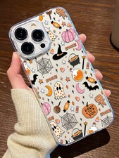 Capa TPU transparente à prova de choque Halloween Ghost para modelos de iPhone comprar usado  Enviando para Brazil