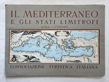 Fascismo cartina mediterraneo usato  Milano