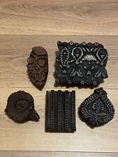 Brown wooden printing usato  Vimodrone