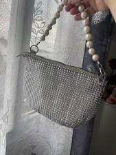 Silver rhinestone evening for sale Silver rhinestone evening for sale  BARNSLEY