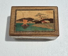 Vtg marquetry wood for sale  Chula Vista