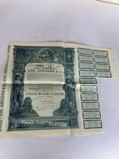 Certificato azionario gio.ansa usato  Mel