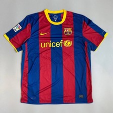 FC BARCELONA 2010/11 HOME JERSEY NIKE KIT ORIGINAL BARCA X-LARGE 382354-486 comprar usado  Enviando para Brazil