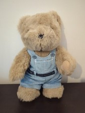 SIGUIENTE Ropa vaquera esencial Oso de peluche Peluche con peto articulado segunda mano  Embacar hacia Mexico