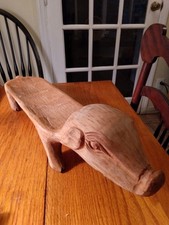 Hand carved pig for sale  Atlanta