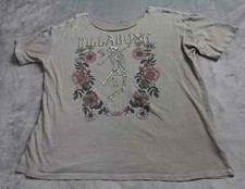 Camiseta Billabong Feminina Média Esqueleto Floral Dança Verde Oversized comprar usado  Enviando para Brazil