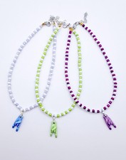 Collana choker perline usato  Senago