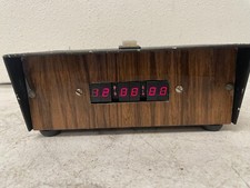 Homebrew vintage dos anos 70 e 80? Relógio despertador digital de madeira real Legaltime com fio comprar usado  Enviando para Brazil