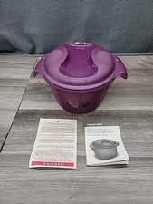 Tupperware Microondas Máquina de Arroz Vaporizador Conjunto de 3 Peças Roxo com Instruções comprar usado  Enviando para Brazil