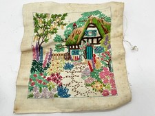 Vintage hand embroidered for sale  PRESTON