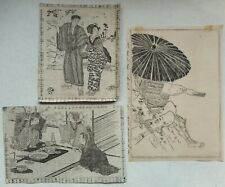 Three antique japanese for sale  ST. LEONARDS-ON-SEA