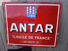 Plaque émaillée antar d'occasion  Gensac