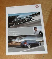 Folheto Vauxhall Vectra & Signum 2006 3.0 1.9 CDTI 2.8i V6 2.0 SRI Elite Design comprar usado  Enviando para Brazil