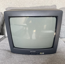 Televisão Sharp 13" CR13M10 coaxial CRT TV jogos retrô - Funcionamento testado comprar usado  Enviando para Brazil