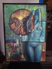 Quadro originale abdul usato  Italia