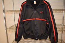 Jaqueta Puma vintage anos 80 anos 90 preta vermelha GG curta comprar usado  Enviando para Brazil