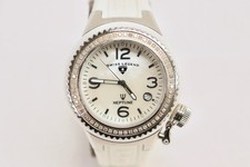 Relógio SWISS LEGEND NEPTUNE branco cerâmica/aço/borracha com moldura de diamante 44mm , usado comprar usado  Enviando para Brazil