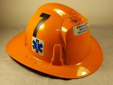 Vintage msa orange for sale  Street