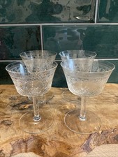 Vintage champagne coupes for sale  LONDON