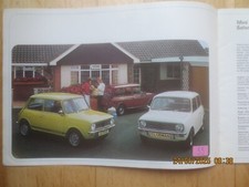 Folheto Mini & Austin 1974 Allegro Maxi Landcrab, estacas Allegro, Leyland P76 comprar usado  Enviando para Brazil