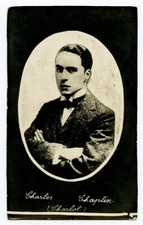 Cartão postal foto italiano c 1920 ator de cinema CHARLES CHAPLIN Charlie Charlot comprar usado  Enviando para Brazil