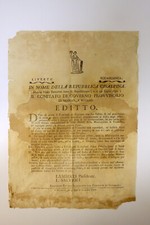 Grida editto cisalpina usato  Italia