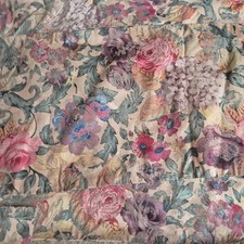 Remnants floral satinised for sale  BANBURY