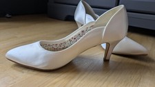 Brautschuhe pumps weiß gebraucht kaufen  Essen
