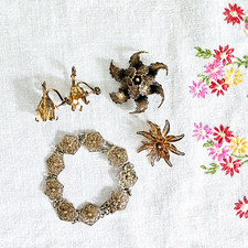 Lot vintage filigree for sale  Kansas City