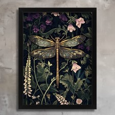 Botanical insect print for sale  PETERSFIELD